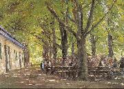 Max Liebermann Country Tavern at Brunnenburg oil painting artist